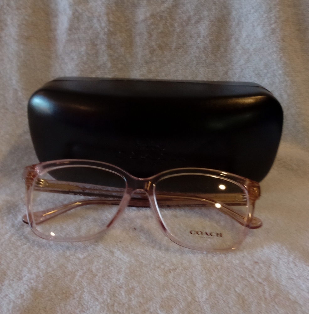 Coach HC6234U Eyeglasses – Transparent Dusty Rose, 56mm - Picture 4 of 4